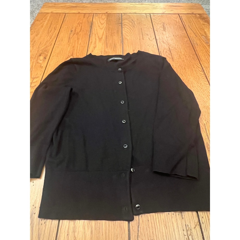 Express Design Studio Womens Black Button Front Cardigan Sweater Size M